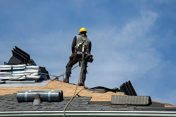 Professional Roof Replacement technician working in Bartlett, OH